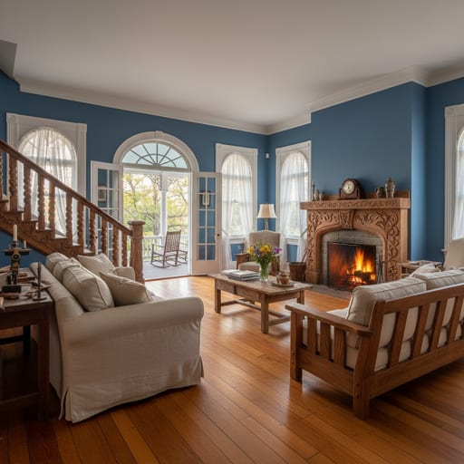 Noah's Blue House — Romantic Restored Victorian