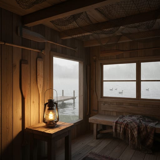 Lakeside Boat House — Romantic Southern Lake Cabin