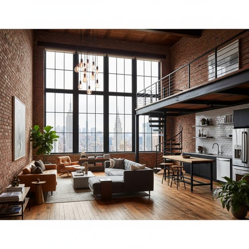 NYC Modern Loft — Manhattan Skyline