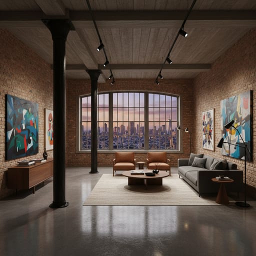 NYC SoHo Loft — Industrial Art Loft