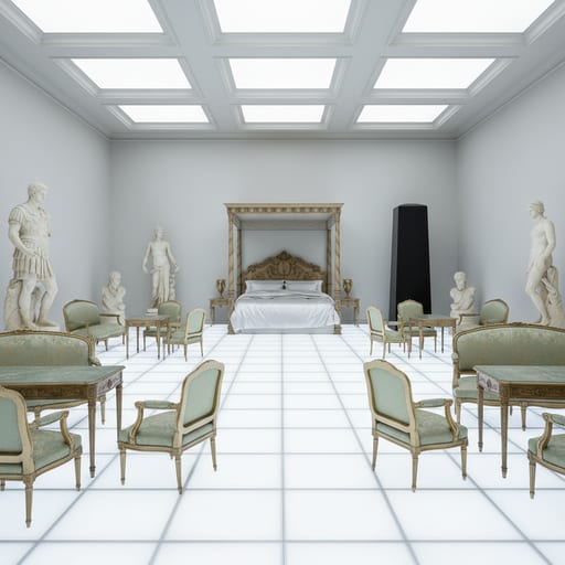 Beyond the Infinite Suite — Neoclassical Space Room
