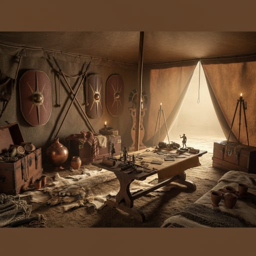 Trojan War Command Tent — Bronze Age War Camp