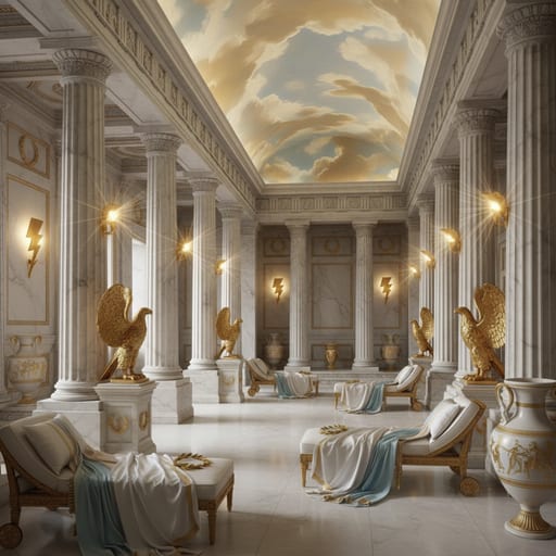 Olympus Throne of Zeus — Greek Gods Palace