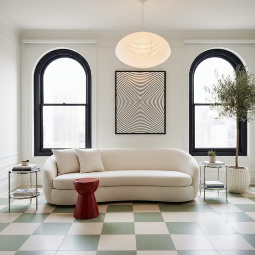 Checkerboard Floors themed room