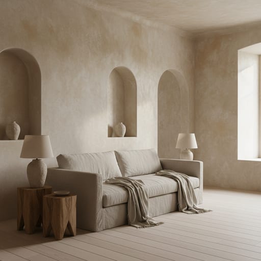 Limewash Walls — Cloudy Mineral Plaster