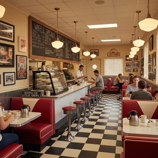 JJ's Diner — Pawnee Waffle Paradise