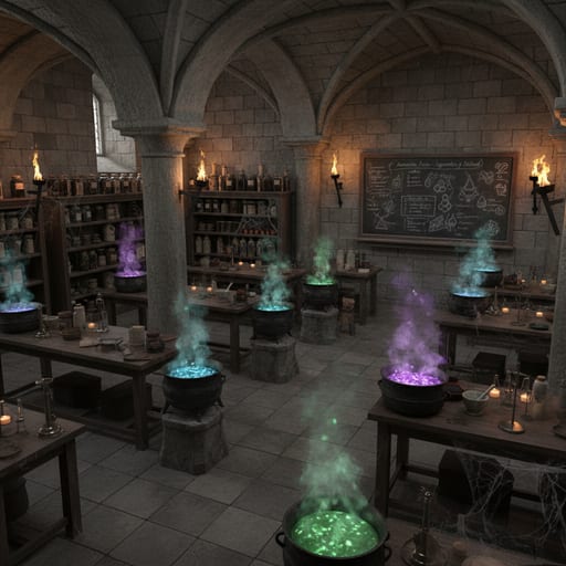 Potions Classroom — Dungeon Brewing