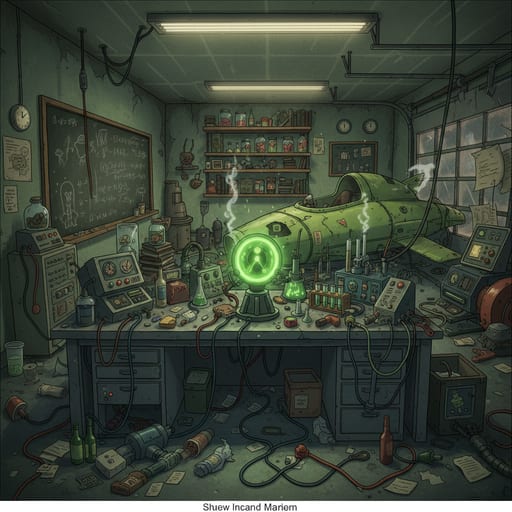 Rick's Garage Lab — Mad Scientist Workshop