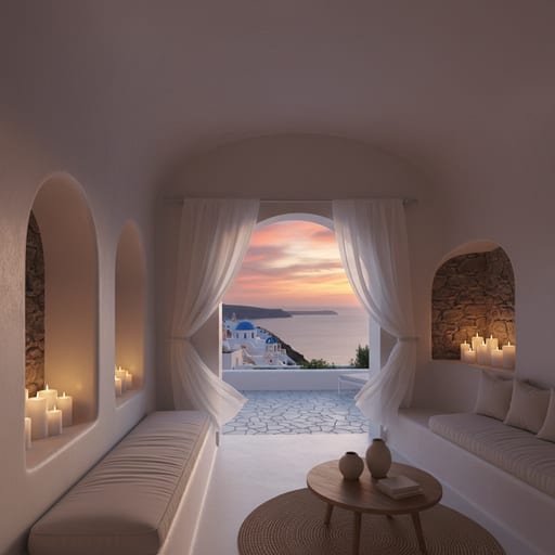 Santorini Cave House — Aegean White Cave