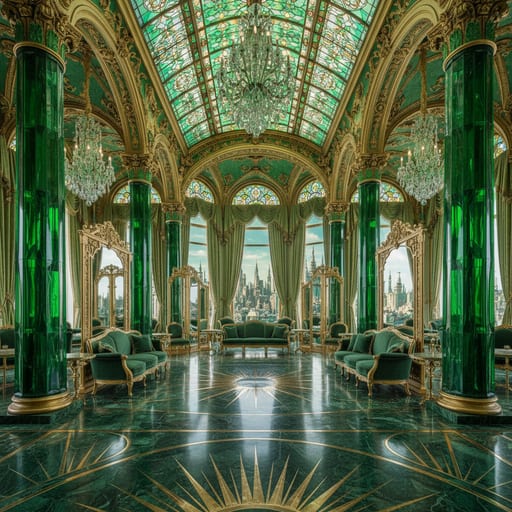 Emerald City Palace — Glittering Green Palace
