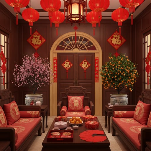 Lunar New Year Red — Red Lantern Fortune
