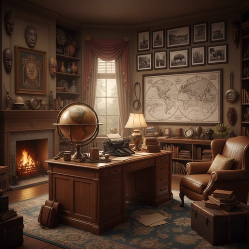 J. Peterman Office — Eccentric Catalog HQ