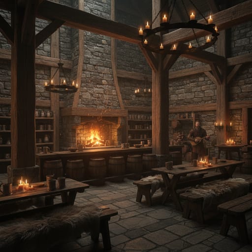 Skyrim Tavern — Nordic Mead Hall
