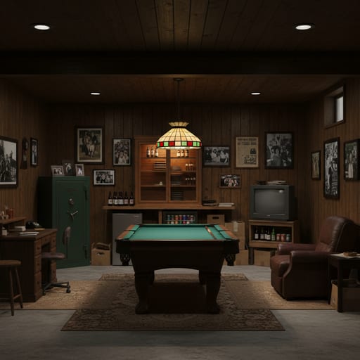 Soprano Basement — Mob Boss Man-Cave