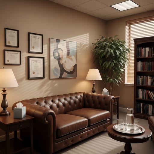 Dr. Melfi's Office — Therapy Confessional Room