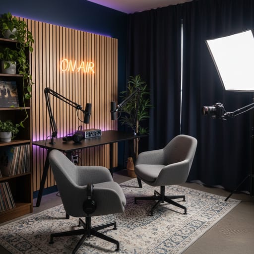 Podcast Studio — On Air Recording Setup