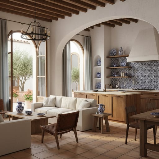 Spanish Mediterranean Modern — Barcelona Coastal