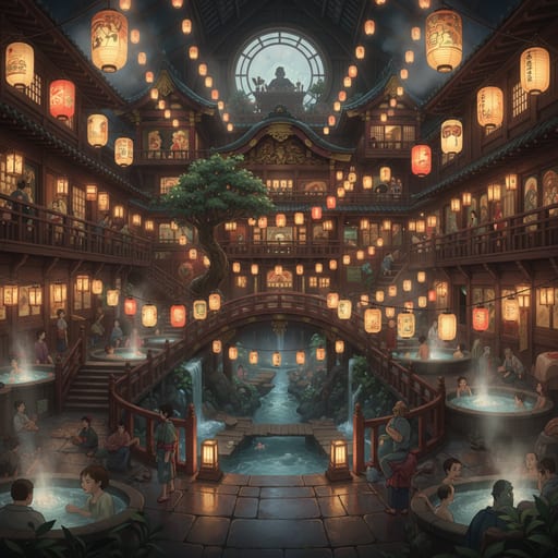 Spirited Away Bathhouse — Magical Bathhouse
