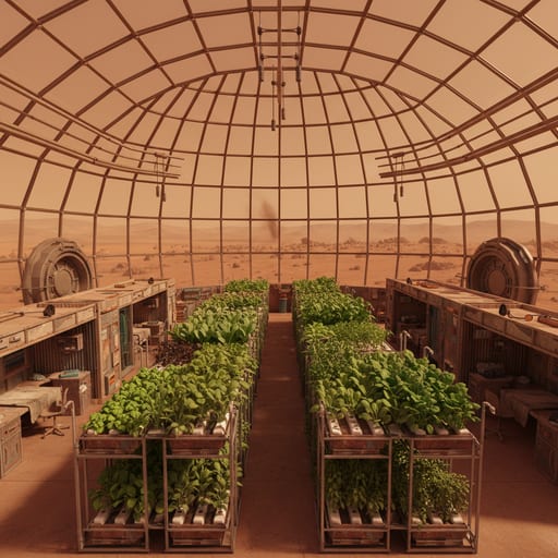 Terraform Mars Dome — Red Planet Greenhouse