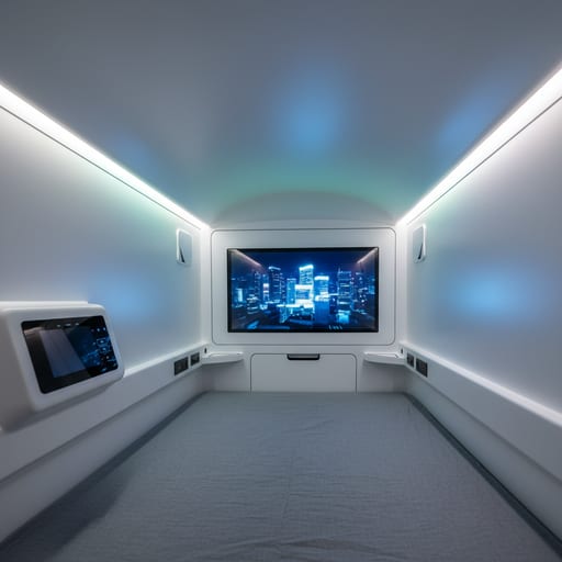 Tokyo Capsule Hotel — Ultra-Minimal Pod