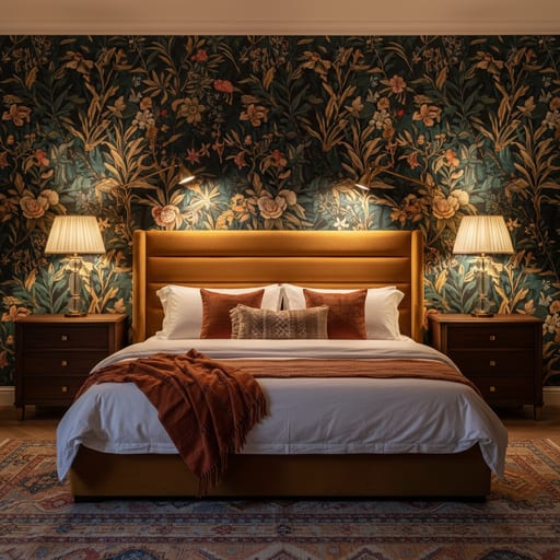 Statement Wallpaper Bedroom — Walls That Talk