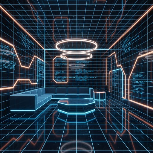 Tron Grid — Digital Light World