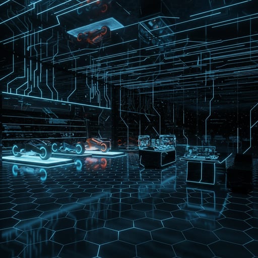 Tron Legacy Grid — Digital Light World