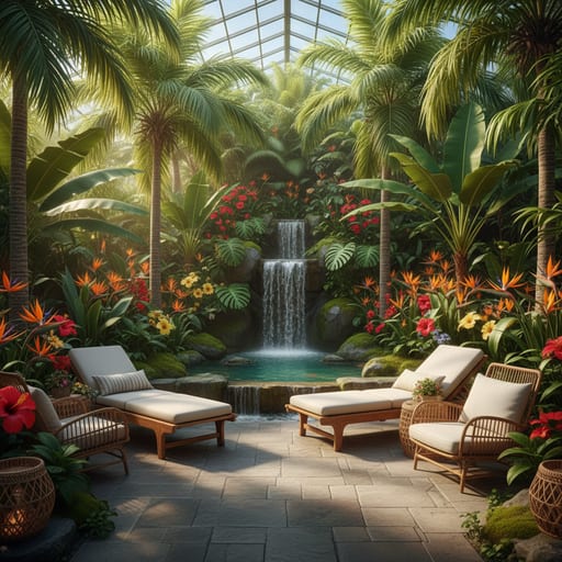 Tropical Paradise — Lush Jungle Oasis