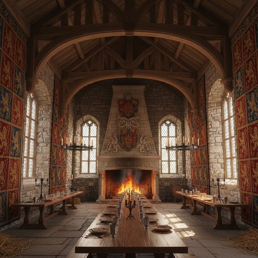 Tudor English Manor — Henry VIII Great Hall