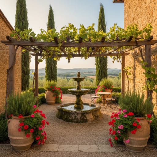 Tuscan Garden — Italian Countryside