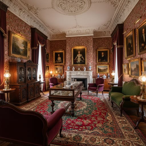 Victorian Parlor — 19th-Century Opulence