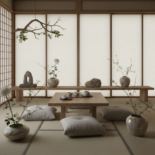 Wabi-Sabi Japanese — Imperfect Zen Sanctuary