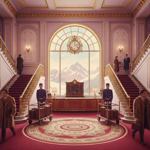 Grand Budapest Hotel — Wes Anderson Aesthetic