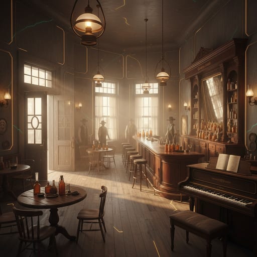 Westworld Saloon — Wild West Meets AI