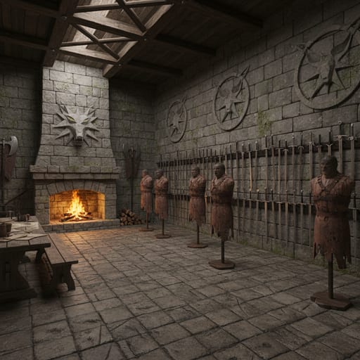 The Witcher Kaer Morhen — Medieval Wolf Fortress