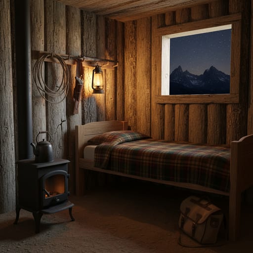 Cowboy Campfire Cabin — Frontier Line Cabin