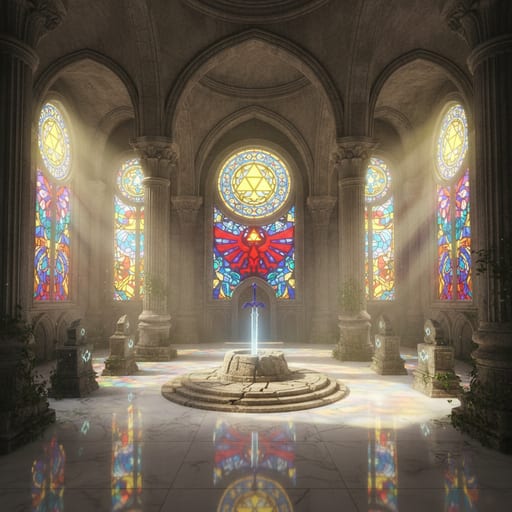 Zelda Temple of Time — Sacred Triforce Temple